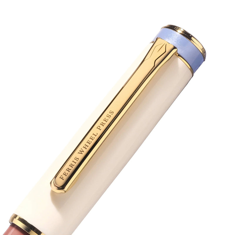 Ferris Wheel Press Masque Resin Fountain Pen & Ink Set - Coral