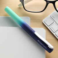 Faber-Castell Poly Ball Flow Fountain Pen - Buzzing Blue