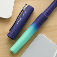 Faber-Castell Poly Ball Flow Fountain Pen - Buzzing Blue