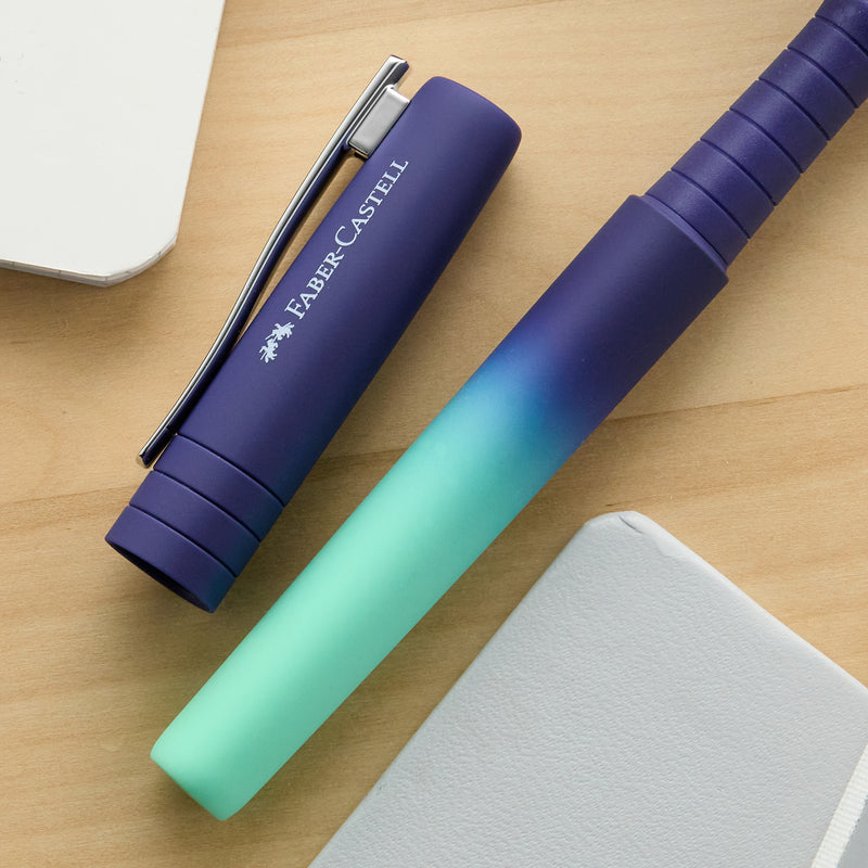 Faber-Castell Poly Ball Flow Fountain Pen - Buzzing Blue