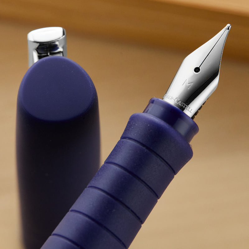 Faber-Castell Poly Ball Flow Fountain Pen - Buzzing Blue