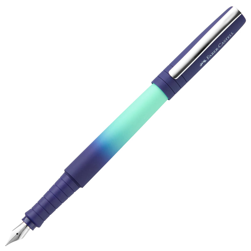 Faber-Castell Poly Ball Flow Fountain Pen - Buzzing Blue