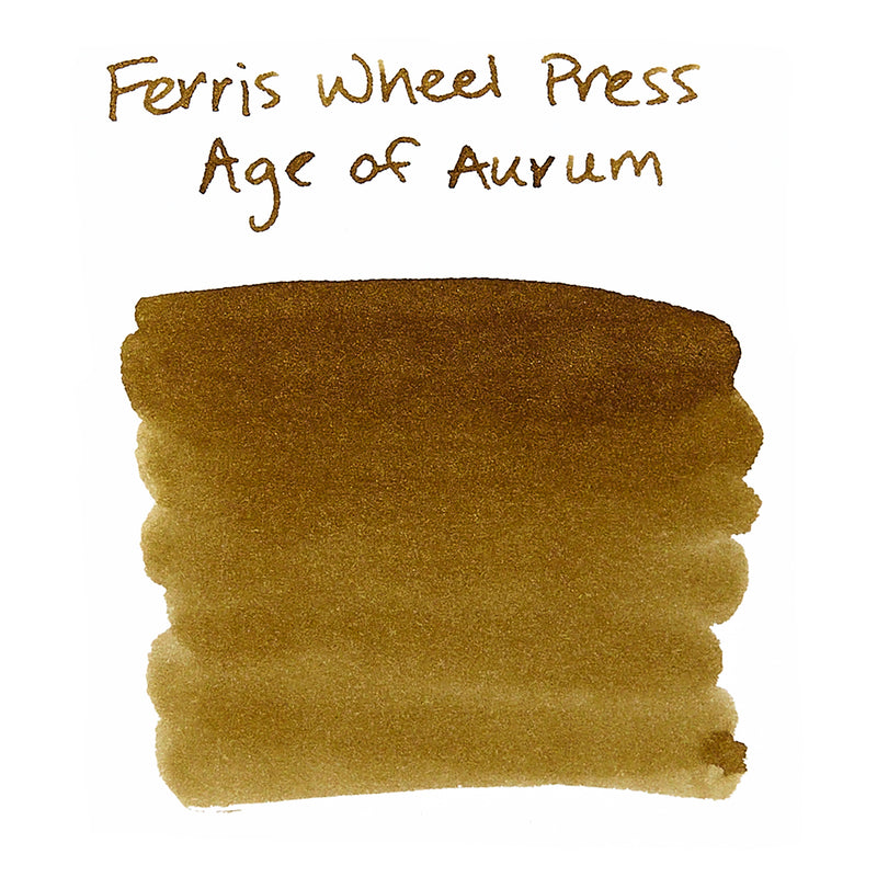 Ferris Wheel Press Age of Aurum - Ink Sample