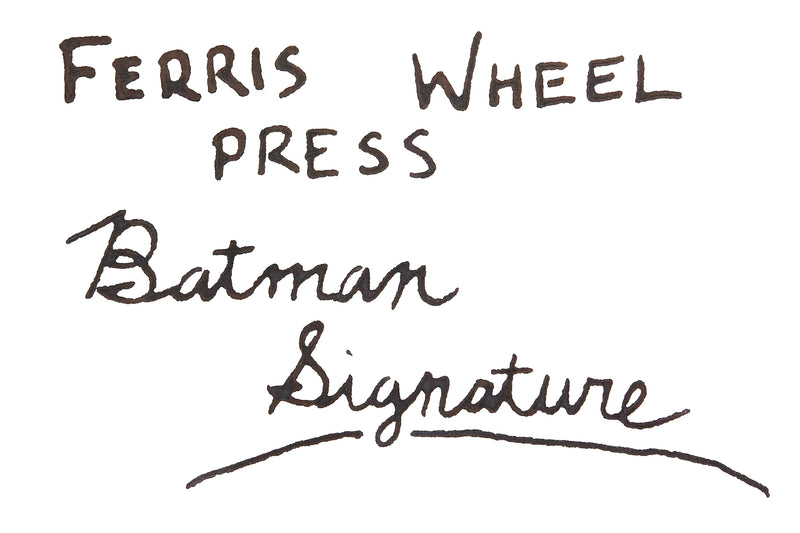 Ferris Wheel Press Batman Edition Marquise Fountain Pen & Ink Set - Batman (Special Edition)
