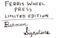Ferris Wheel Press Batman Signature - 38ml Bottled Ink (LIMITED Edition)