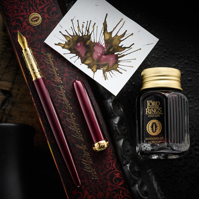 Ferris Wheel Press Lord of the Rings Bijou Fountain Pen & Ink Set - Sauron