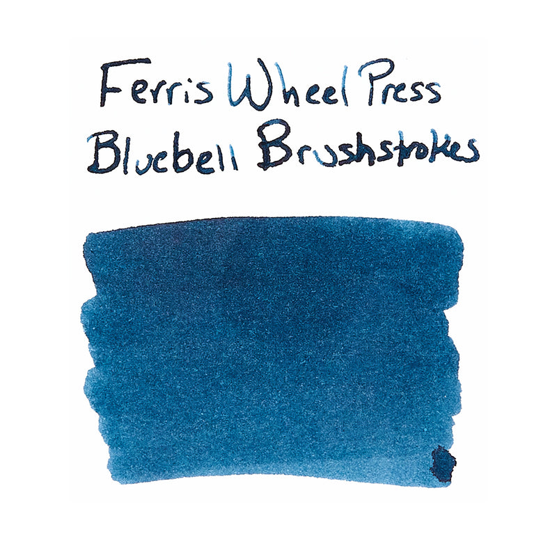 Ferris Wheel Press Bluebell Brushstrokes - Ink Sample