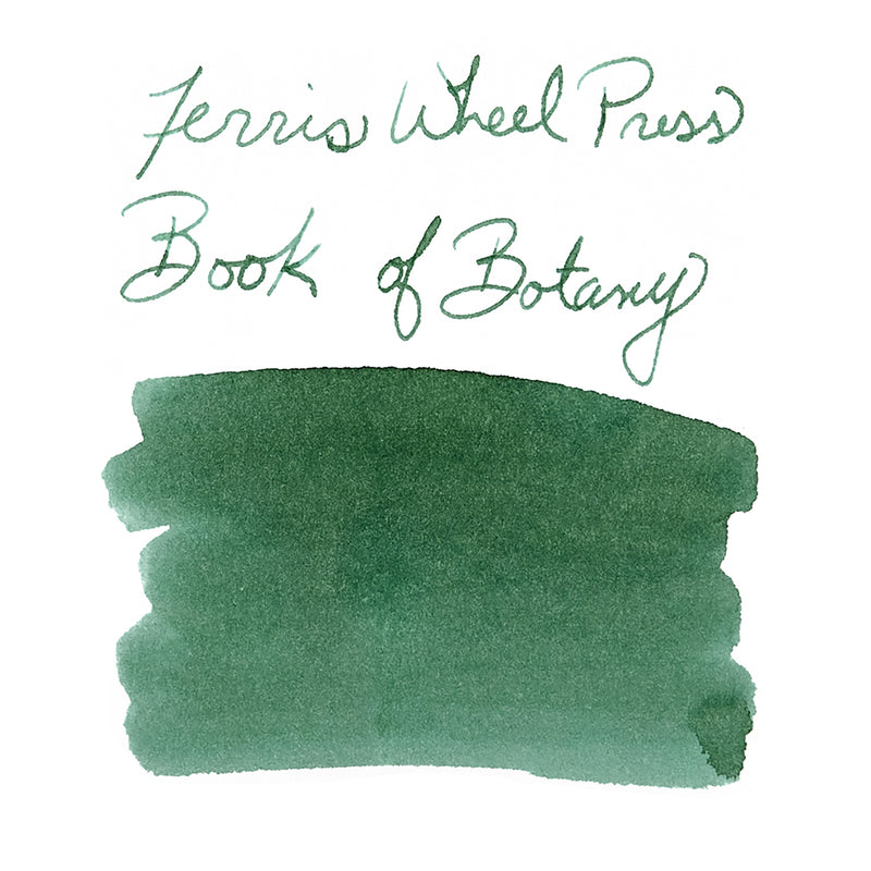 Ferris Wheel Press Book of Botany - Ink Sample