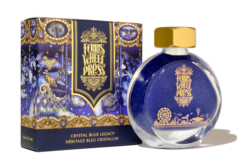 Ferris Wheel Press Crystal Blue Legacy - 38ml Bottled Ink