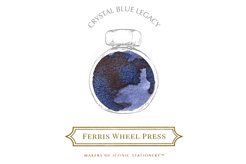 Ferris Wheel Press Crystal Blue Legacy - 38ml Bottled Ink