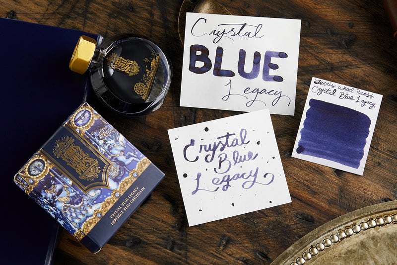 Ferris Wheel Press Crystal Blue Legacy - Ink Sample