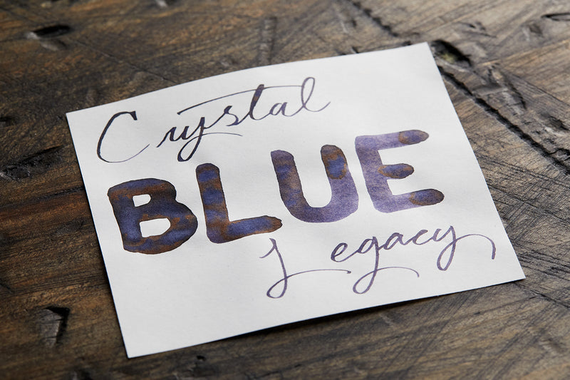 Ferris Wheel Press Crystal Blue Legacy - Ink Sample