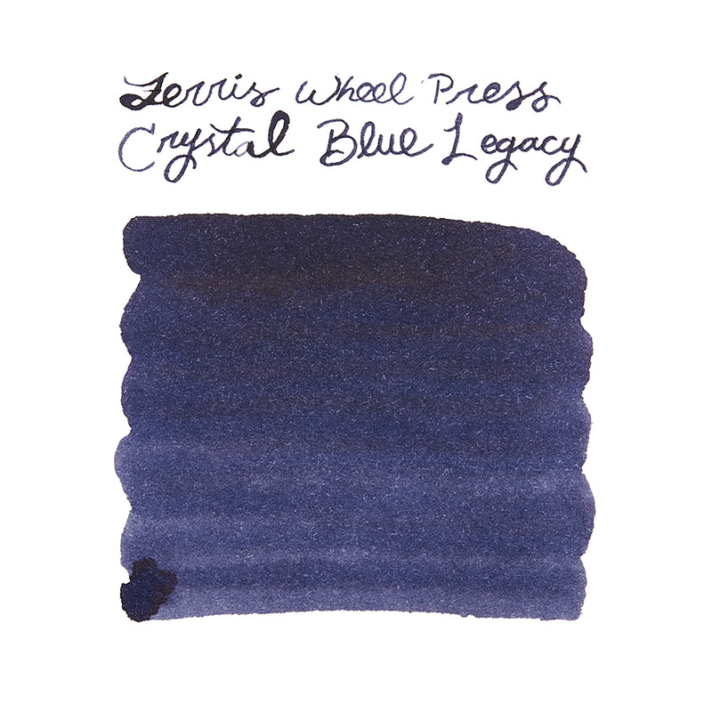 Ferris Wheel Press Crystal Blue Legacy - Ink Sample
