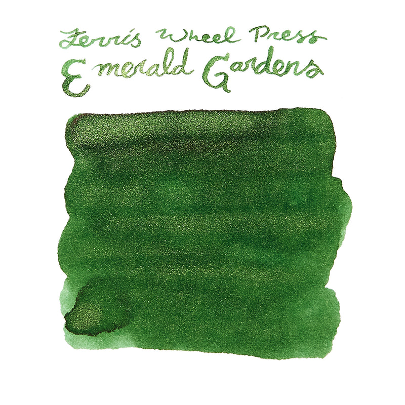 Ferris Wheel Press Emerald Gardens - Ink Sample