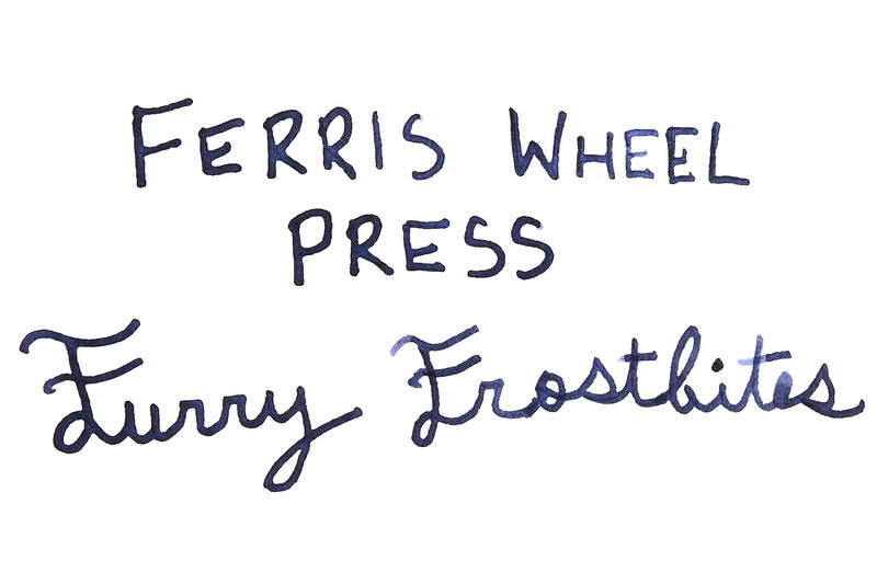 Ferris Wheel Press Furry Frostbites - Ink Sample