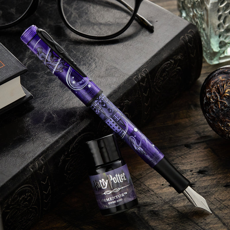 Ferris Wheel Press Harry Potter Masque Resin Fountain Pen & 10ml Ink Set - Dementor
