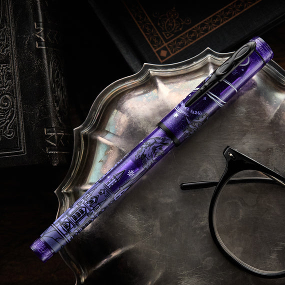 Ferris Wheel Press Harry Potter Masque Resin Fountain Pen & 10ml Ink Set - Dementor