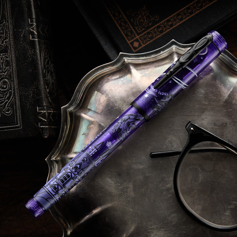 Ferris Wheel Press Harry Potter Masque Resin Fountain Pen & 10ml Ink Set - Dementor