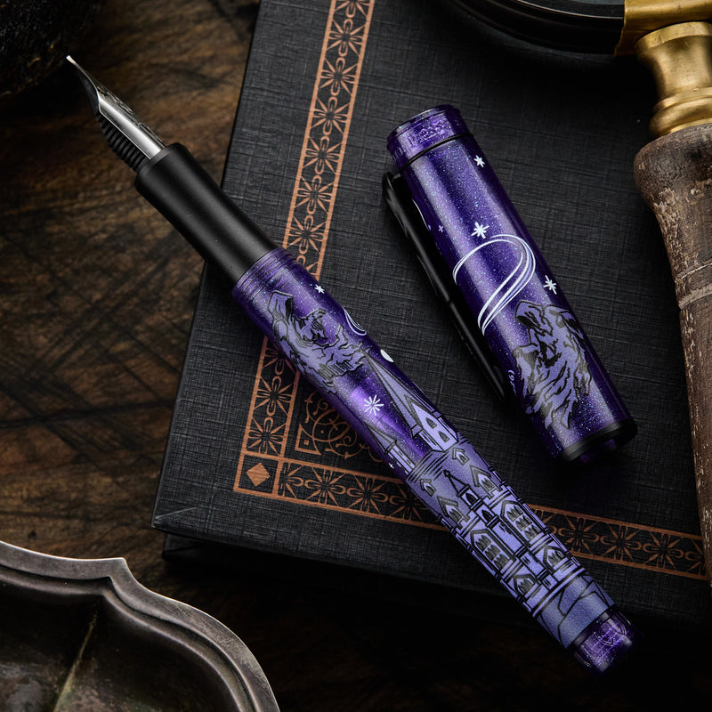 Ferris Wheel Press Harry Potter Masque Resin Fountain Pen & 10ml Ink Set - Dementor