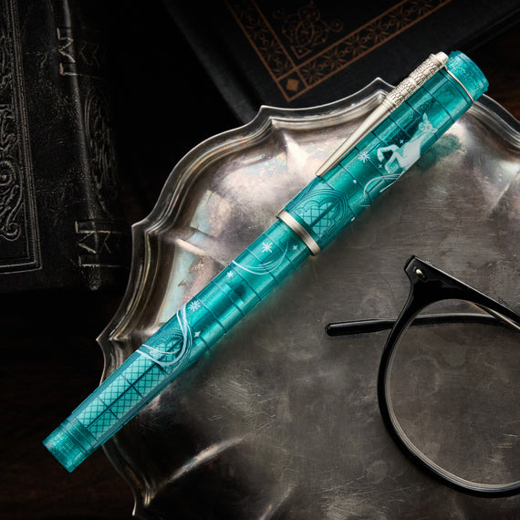 Ferris Wheel Press Harry Potter Masque Resin Fountain Pen & 10ml Ink Set - Severus Snape