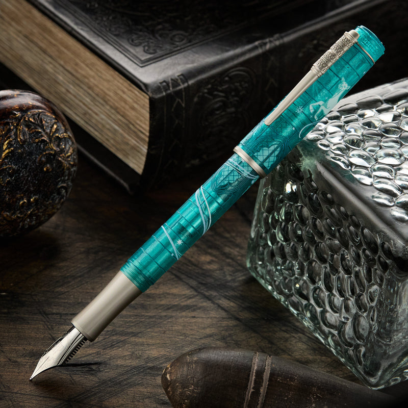Ferris Wheel Press Harry Potter Masque Resin Fountain Pen & 10ml Ink Set - Severus Snape