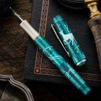Ferris Wheel Press Harry Potter Masque Resin Fountain Pen & 10ml Ink Set - Severus Snape