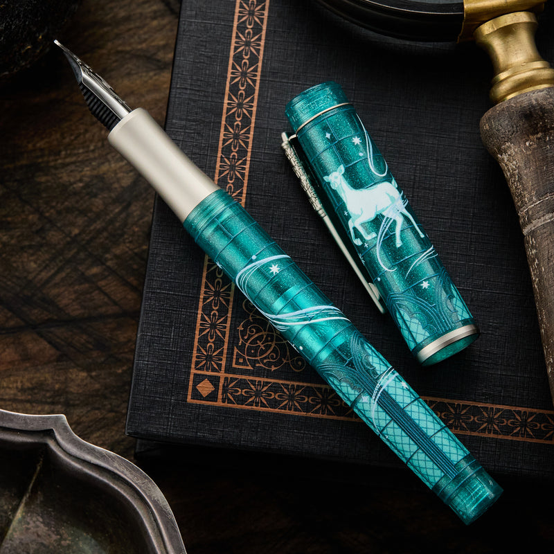 Ferris Wheel Press Harry Potter Masque Resin Fountain Pen & 10ml Ink Set - Severus Snape