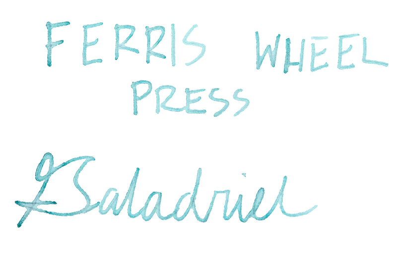 Ferris Wheel Press Lord of the Rings Bijou Fountain Pen & Ink Set - Galadriel (Special Edition)