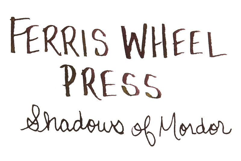 Ferris Wheel Press Lord of the Rings Shadows of Mordor - 10ml Bottled Ink