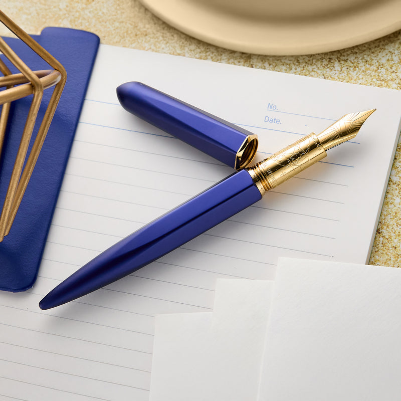 Ferris Wheel Press Superman Edition Marquise Fountain Pen & Ink Set - A View From Above