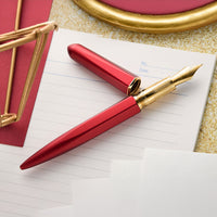 Ferris Wheel Press Superman Edition Marquise Fountain Pen & Ink Set - The Voice of Metropolis