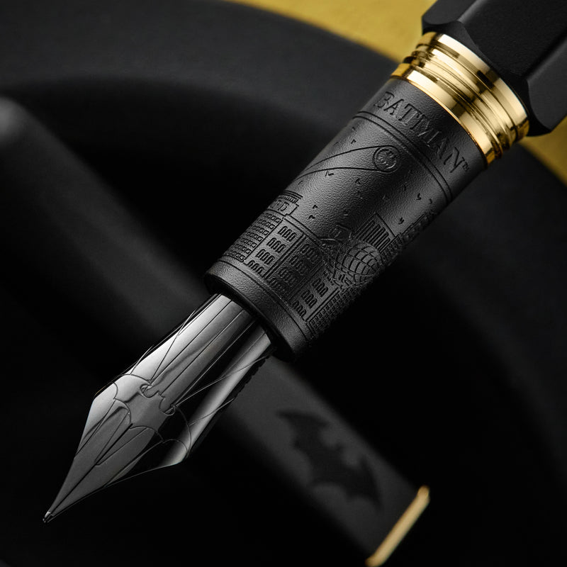 Ferris Wheel Press Batman Edition Marquise Fountain Pen & Ink Set - Batman (Special Edition)