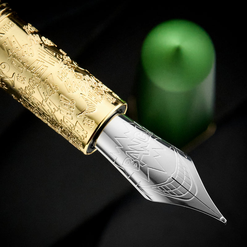 Ferris Wheel Press Batman Edition Marquise Fountain Pen & Ink Set - Joker (Special Edition)