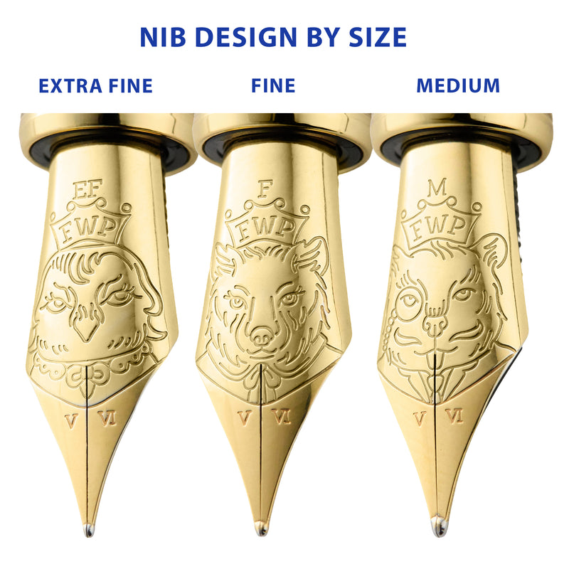 Ferris Wheel Press Masque Resin Fountain Pen & Ink Set - Coral