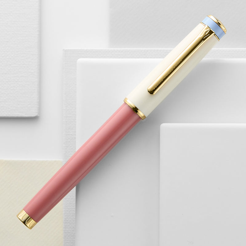 Ferris Wheel Press Masque Resin Fountain Pen & Ink Set - Coral
