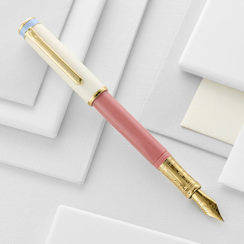 Ferris Wheel Press Masque Resin Fountain Pen & Ink Set - Coral