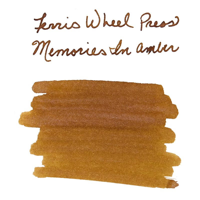 Ferris Wheel Press Memories in Amber - Ink Sample