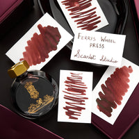 Ferris Wheel Press Scarlet Studio - Ink Sample