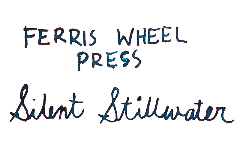 Ferris Wheel Press Silent Stillwater - Ink Sample