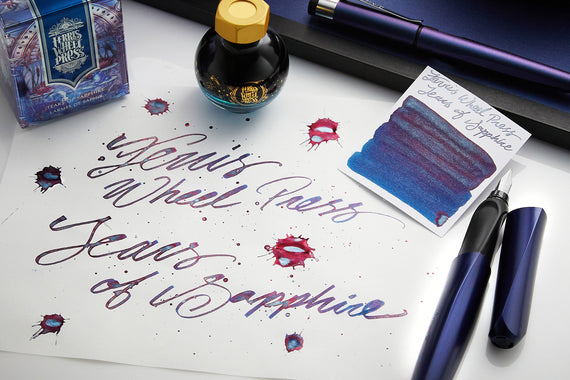 Ferris Wheel Press Tears of Sapphire - Ink Sample