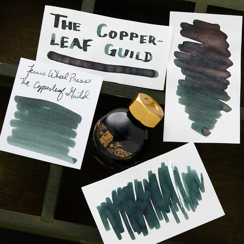 Ferris Wheel Press The Copperleaf Guild - Ink Sample