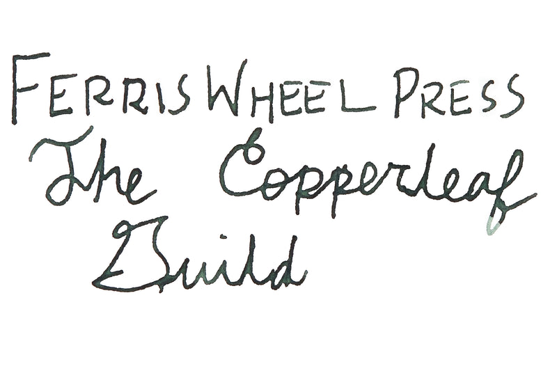 Ferris Wheel Press The Copperleaf Guild - Ink Sample