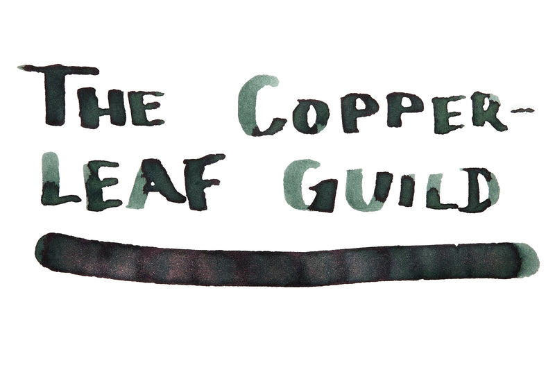 Ferris Wheel Press The Copperleaf Guild - Ink Sample