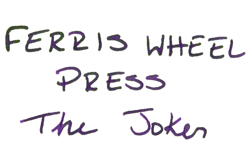 Ferris Wheel Press Batman Edition Marquise Fountain Pen & Ink Set - Joker (Special Edition)