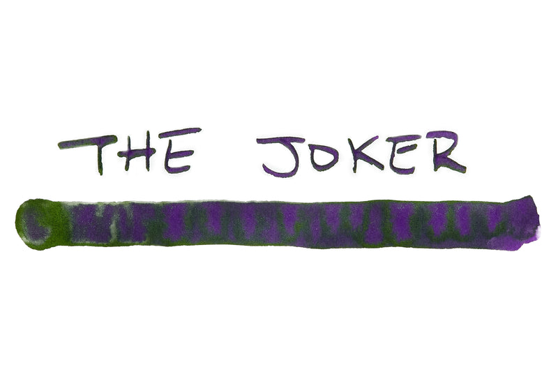 Ferris Wheel Press Batman Edition Marquise Fountain Pen & Ink Set - Joker (Special Edition)