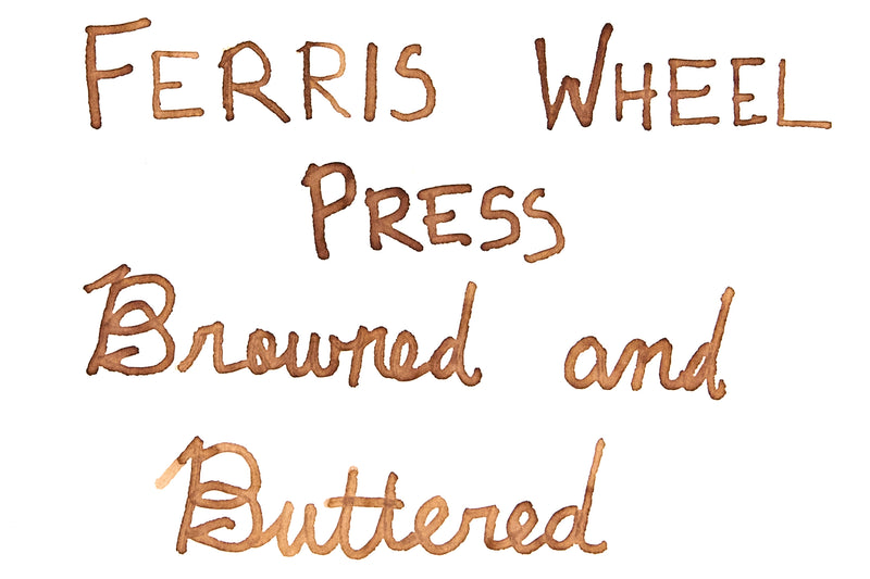 Ferris Wheel Press Browned and Buttered - Ink Sample