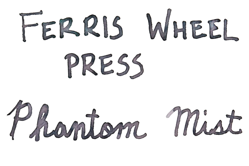 Ferris Wheel Press Phantom Mist - Ink Sample
