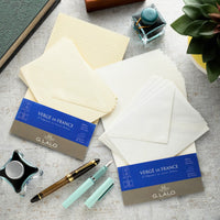 G. Lalo Vergé de France A5 Correspondence Set - Ivory