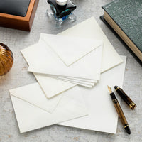 G. Lalo Vergé de France A5 Correspondence Set - White