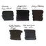 Black Conventional Ink Sample Bundle